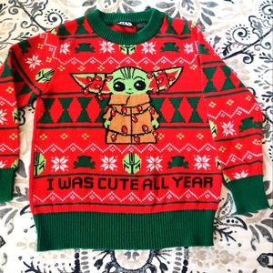 Toddler Grogu Christmas Sweater